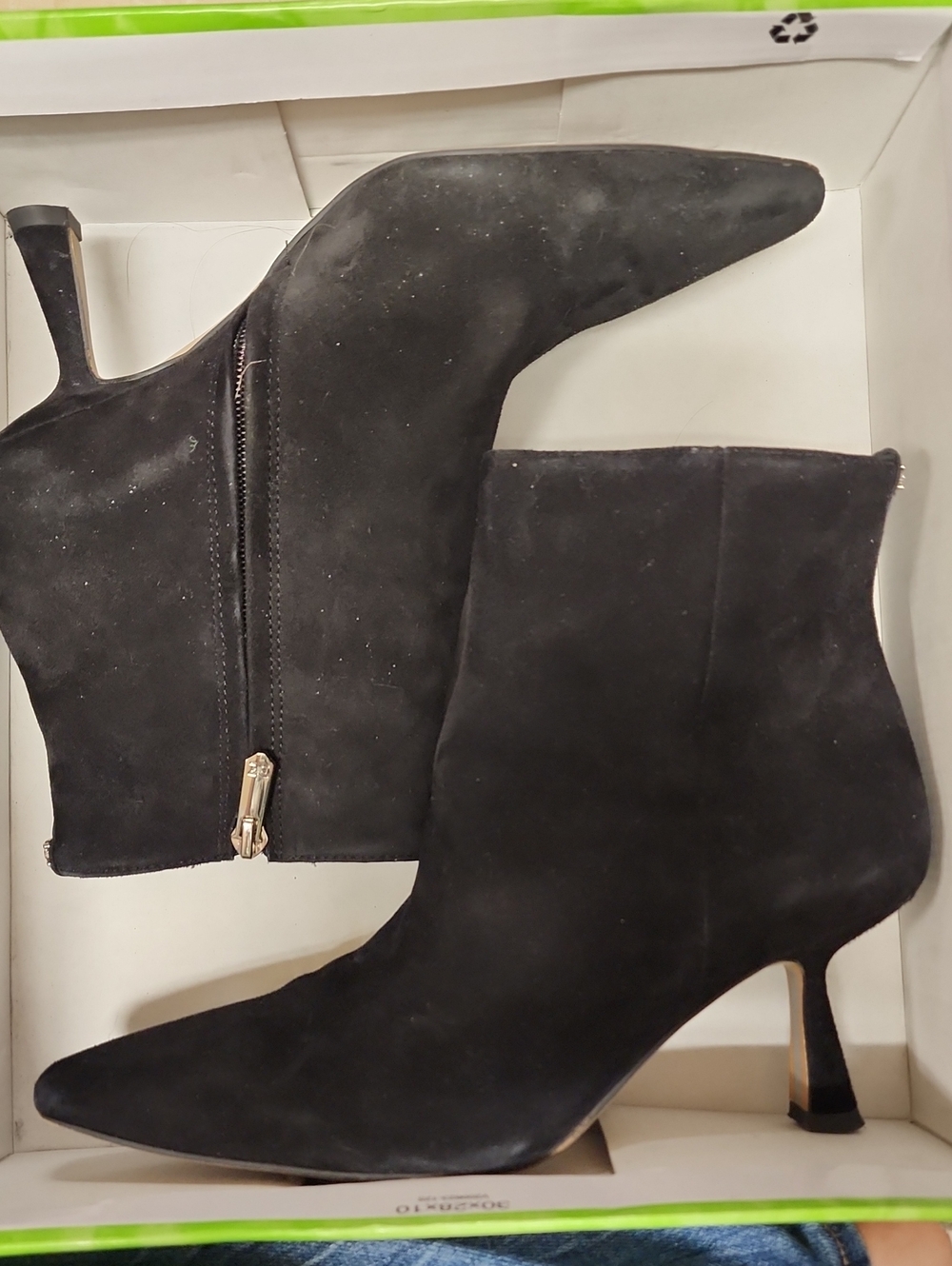 Sam Edelman Black Ankle Booties Sleek Minimalist Design